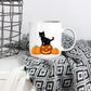 Halloween Cat Mugs, Cat on Pumpkins Halloween Mug, Vintage Halloween Coffee Cups, Spooky Season Fall Mugs, Family Matching Halloween Gifts