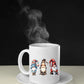 Halloween Gnome Mugs, Halloween Gnomes Trio Tea Mug, Gnome Lover Halloween Cups, Spooky Season Fall Coffee Mugs, Halloween Night Party Gifts