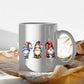 Halloween Gnome Mugs, Halloween Gnomes Trio Tea Mug, Gnome Lover Halloween Cups, Spooky Season Fall Coffee Mugs, Halloween Night Party Gifts