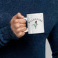 Palestine Map Printed Coffee Mugs, Support Gaza Freedom Tea Mug, Stand for Palestine Mug Gifts, Palestinian Support Dad Birthday Gift Mug