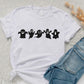 Halloween Ghosts T Shirt, Cute Ghosts Crewneck Printed Shirt, Halloween Crewneck Tees, Halloween Shirt, Family Halloween Party Gothic Outfit