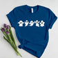 Halloween Ghosts T Shirt, Cute Ghosts Crewneck Printed Shirt, Halloween Crewneck Tees, Halloween Shirt, Family Halloween Party Gothic Outfit