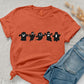 Halloween Ghosts T Shirt, Cute Ghosts Crewneck Printed Shirt, Halloween Crewneck Tees, Halloween Shirt, Family Halloween Party Gothic Outfit