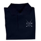 Custom Embroidered Polo Shirt, Personalised Initial Golf Monogrammed T-Shirt, Comfort Colors Sports Tops for Mens, Golf Slogan Gift for Dad