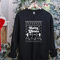 Merry Liftmas Christmas Sweatshirt, Xmas Ugly Crewneck Printed Sweater, Funny Fitness Matching Jumper, Body Building Christmas Holidays Tops