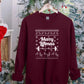 Merry Liftmas Christmas Sweatshirt, Xmas Ugly Crewneck Printed Sweater, Funny Fitness Matching Jumper, Body Building Christmas Holidays Tops