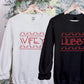 Christmas Couple Matching Sweatshirt, Wifey Hubby Xmas Holidays Sweater, Husband Wife Xmas Printed Jumper, Mr and Mrs 1st Christmas Gifts