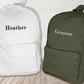 Personalised Backpacks, Custom Name Embroidered Mini Backpack, Kids School Shoulder Bag, Comfort Colors Adult Kids Travel Bags, School Gifts