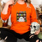 Bookish Ghost Spooky Sweatshirt, Ghost Reading Books Printed Halloween Sweater, Cute Halloween Fall Jumpers for Librarian, Books Lover Gifts