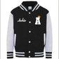 Custom Name Varsity Jacket, Personalized Kids Baseball Jacket, College Uniform Jacket, Sports Gala Custom Name Initial Gift.