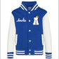 Custom Name Varsity Jacket, Personalized Kids Baseball Jacket, College Uniform Jacket, Sports Gala Custom Name Initial Gift.