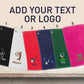 Personalised Embroidered Golf Towels, Custom Golf Monogram Sports Towel, Minimalist Towels Gift for Golf Lover, Birthday Golf Gifts for Dad
