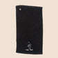 Personalised Embroidered Golf Towels, Custom Golf Monogram Sports Towel, Minimalist Towels Gift for Golf Lover, Birthday Golf Gifts for Dad