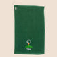 Personalised Embroidered Golf Towels, Custom Golf Monogram Sports Towel, Minimalist Towels Gift for Golf Lover, Birthday Golf Gifts for Dad