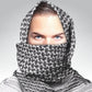 Vintage Arab Tradition Shemagh Scarf, Lightweight Cotton Palestine Keffiyeh, Free Palestine Mens & Womens Scarf, Tactical Hiking Head Scarf