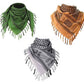 Vintage Arab Tradition Shemagh Scarf, Lightweight Cotton Palestine Keffiyeh, Free Palestine Mens & Womens Scarf, Tactical Hiking Head Scarf