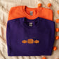 Pumpkins Embroidery Crewneck Sweatshirt, Halloween Jumper, Thanksgiving Pumpkins Unisex Comfy Sweater, Spooky Season Jumper, Halloween Gifts