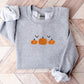 Pumpkins Embroidery Crewneck Sweatshirt, Halloween Jumper, Thanksgiving Pumpkins Unisex Comfy Sweater, Spooky Season Jumper, Halloween Gifts