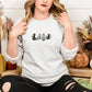Ghost Cats Embroidered Sweater, Halloween Cats Printed Sweatshirt, Cute Ghost Cats Spooky Season Jumper, Cat Lover Gifts, Halloween Outfits