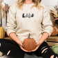 Ghost Cats Embroidered Sweater, Halloween Cats Printed Sweatshirt, Cute Ghost Cats Spooky Season Jumper, Cat Lover Gifts, Halloween Outfits