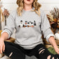 Halloween Ghost Dogs Printed Sweatshirt, Halloween Puppies And Dogs Sweater, Spooky Season Dog Lover Sweaters, Gothic Dogs Halloween Outfits