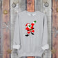 Dabbing Santa Sweatshirt, Christmas Funny Dancing Santa Sweatshirt, Family Matching Xmas Printed Jumpers, Christmas Eve Party Clothing Gifts