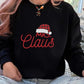 Mr. & Mrs. Clause Santa Sweatshirt, Christmas Couple Matching Printed Sweater, Personalised Husband Wife Xmas Jumper, Christmas Eve Outfits