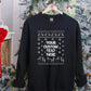 Custom Text Christmas Sweatshirt, Personalised Ugly Xmas Printed Sweatshirt, Family Matching Crewneck Jumper, Funny Xmas Holidays Outfits