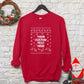 Custom Text Christmas Sweatshirt, Personalised Ugly Xmas Printed Sweatshirt, Family Matching Crewneck Jumper, Funny Xmas Holidays Outfits