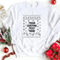 Custom Text Christmas Sweatshirt, Personalised Ugly Xmas Printed Sweatshirt, Family Matching Crewneck Jumper, Funny Xmas Holidays Outfits