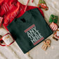 Custom Any Text Christmas Sweatshirt, Name & Text Printed Xmas Sweater, Christmas Holidays Matching Jumper, Comfy Family Matching Outfits