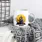 Halloween Cat Mugs, Funny Cat With Knife Printed Mug, 11oz White Ceramic Cat Mugs, Cat Lover Gifts, Halloween Ice Coffee Mug, Halloween Gift