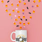 Halloween Ghosts Coffee Mugs, Creep It Real Halloween Printed Mugs, 11oz White Ceramic Cups, Ghost On Skateboard Cups, Fall Halloween Gifts