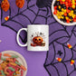 Vintage Pumpkin Mugs, Creepy Halloween Pumpkin Printed Coffee Mug, Scary Halloween Ceramic Cups, Fall Ice Coffee Mugs, Halloween Party Gifts