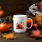 Vintage Pumpkin Mugs, Creepy Halloween Pumpkin Printed Coffee Mug, Scary Halloween Ceramic Cups, Fall Ice Coffee Mugs, Halloween Party Gifts