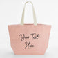 Personalised Name Printed Tote Bag, Custom Printed Bag For Womens, Bachelorette Party Gifts for Bridesmaids, Classic Traveling Bag For Her