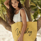 Personalised Name Printed Tote Bag, Custom Printed Bag For Womens, Bachelorette Party Gifts for Bridesmaids, Classic Traveling Bag For Her