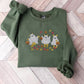 Retro Pooh Ghost Halloween Sweatshirt, Funny Pooh Ghost Embroidered Sweater, Vintage Fall Halloween Jumper, Spooky Season, Halloween Outfits