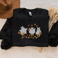 Retro Pooh Ghost Halloween Sweatshirt, Funny Pooh Ghost Embroidered Sweater, Vintage Fall Halloween Jumper, Spooky Season, Halloween Outfits