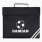 Customized Printed Book Bag, Classic School Book Bag, Personalized Football Dinosaur Stars and Name Printed Bag, Starting School Kids Gift
