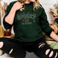Spooky Season Embroidered Sweatshirt, Varsity Lettered Halloween Jumpers, Autumn Clothing, Fall Sweater, Halloween Sweater, Halloween Gifts