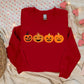 Funny Halloween Pumpkin Sweater, Fall Winking Pumpkin Printed Sweatshirt, Halloween Jack o Lantern Jumper, Spooky Season, Halloween Gifts