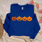 Funny Halloween Pumpkin Sweater, Fall Winking Pumpkin Printed Sweatshirt, Halloween Jack o Lantern Jumper, Spooky Season, Halloween Gifts