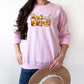 Autumn Jumper, Vintage Fall Sweater, Pumpkin Coffee Cups Autumn Crewneck Sweatshirt, Halloween Season Clothing, Unique Outfit