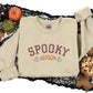 Spooky Season Sweatshirt, Embroidered Halloween Gothic Jumper, Halloween Season Crewneck Sweater, Autumn Fall Clothing, Halloween Party Gift