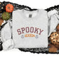 Spooky Season Sweatshirt, Embroidered Halloween Gothic Jumper, Halloween Season Crewneck Sweater, Autumn Fall Clothing, Halloween Party Gift