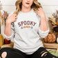 Spooky Season Sweatshirt, Embroidered Halloween Gothic Jumper, Halloween Season Crewneck Sweater, Autumn Fall Clothing, Halloween Party Gift