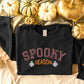 Spooky Season Sweatshirt, Embroidered Halloween Gothic Jumper, Halloween Season Crewneck Sweater, Autumn Fall Clothing, Halloween Party Gift