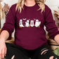 Halloween Nurse Ghosts Sweatshirt, Cute Halloween Ghosts Printed Jumper, Halloween Nursing Tops, Nurse Sweaters, Halloween Gift for Doctors