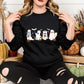 Halloween Nurse Ghosts Sweatshirt, Cute Halloween Ghosts Printed Jumper, Halloween Nursing Tops, Nurse Sweaters, Halloween Gift for Doctors